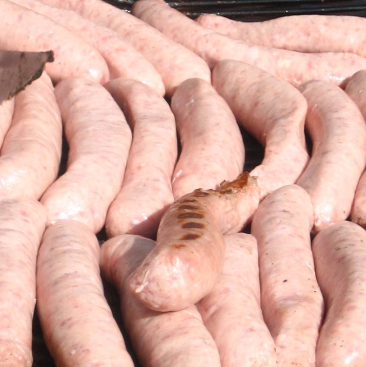 Sausages, pork, raw
