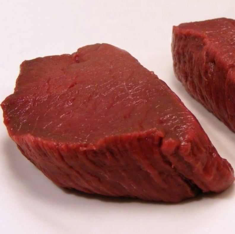 Venison, meat only, raw