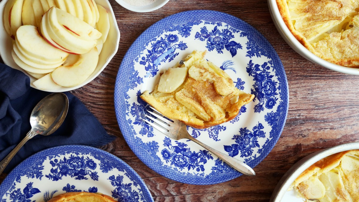 Kittencal'S German Apple Puff Pancake