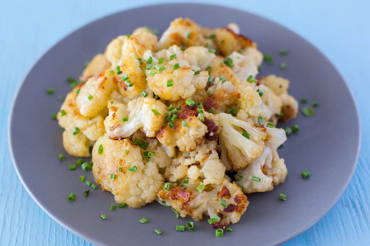Cauliflower Popcorn - Roasted Cauliflower