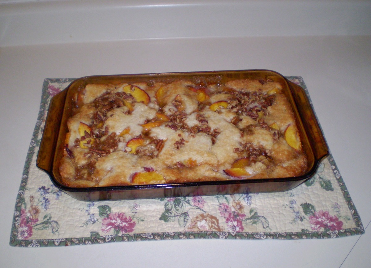 Passed Down Fredericksburg  Fresh Peach Cobbler