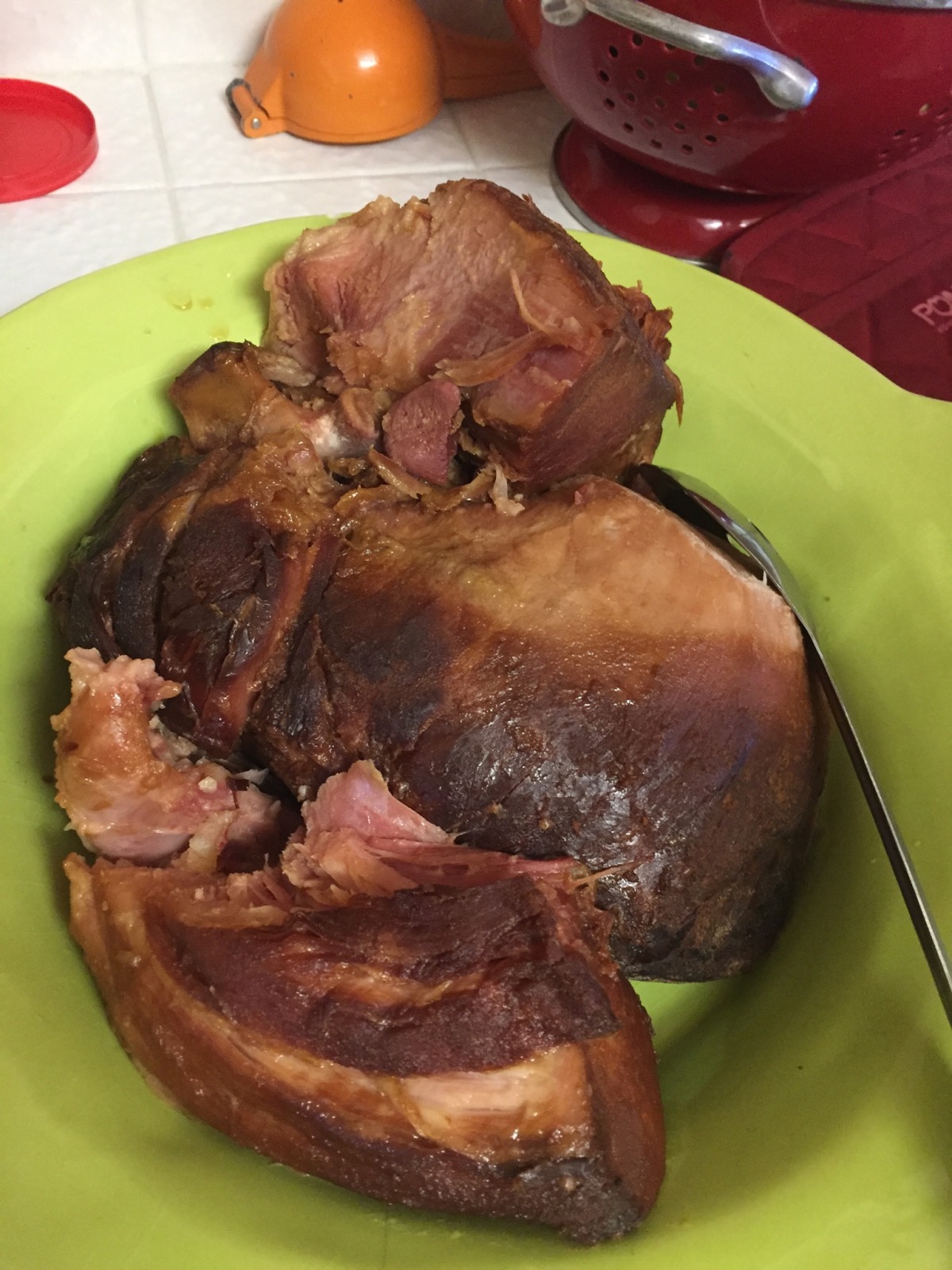 Slow Cooker Picnic Ham