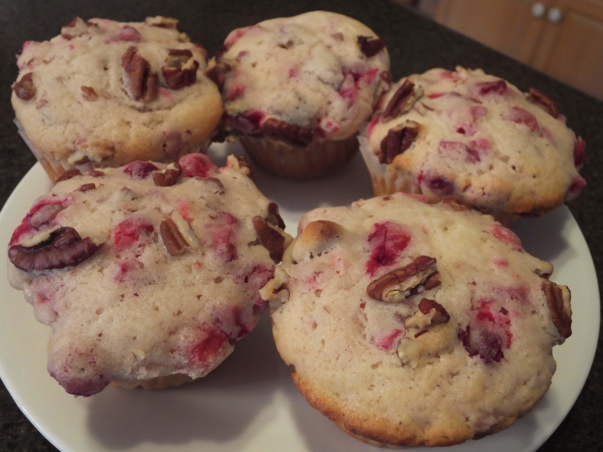 Cream Cheese Cranberry Muffins