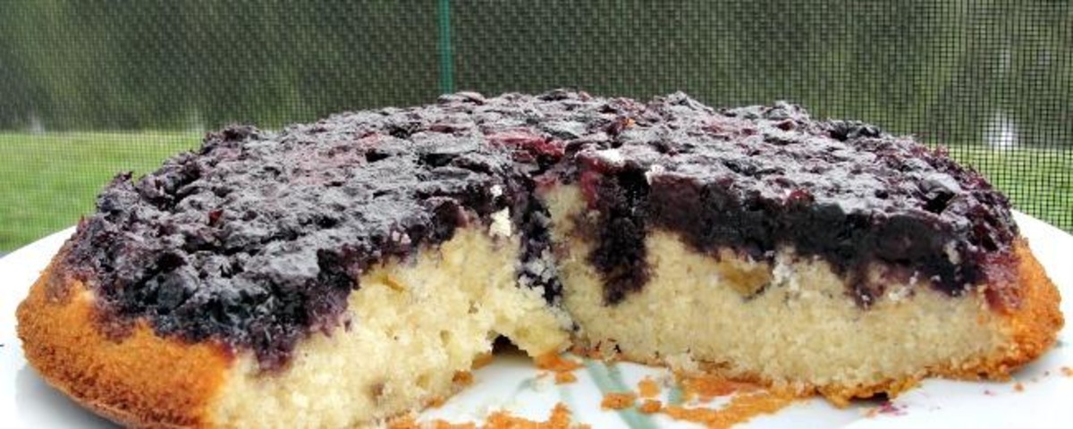 Blueberry Upside-Down Cake