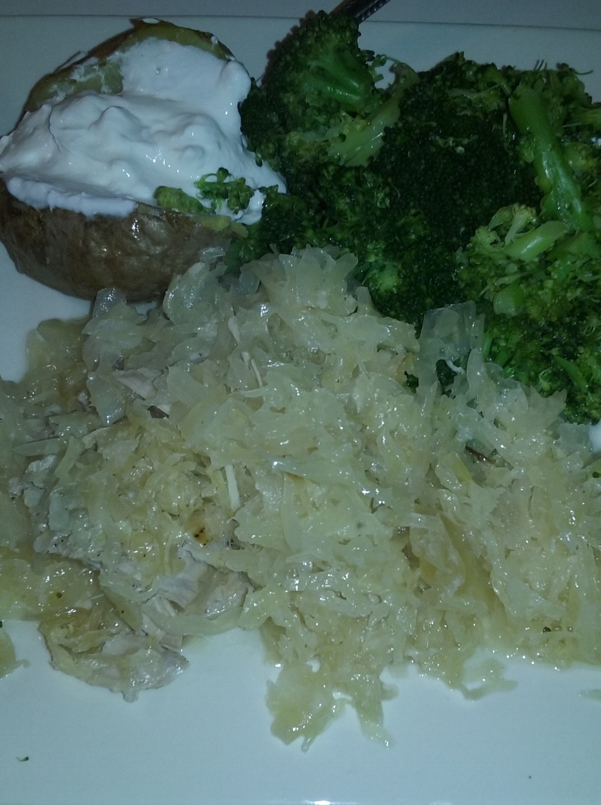 As-Basic-As-It-Get Pork And Sauerkraut