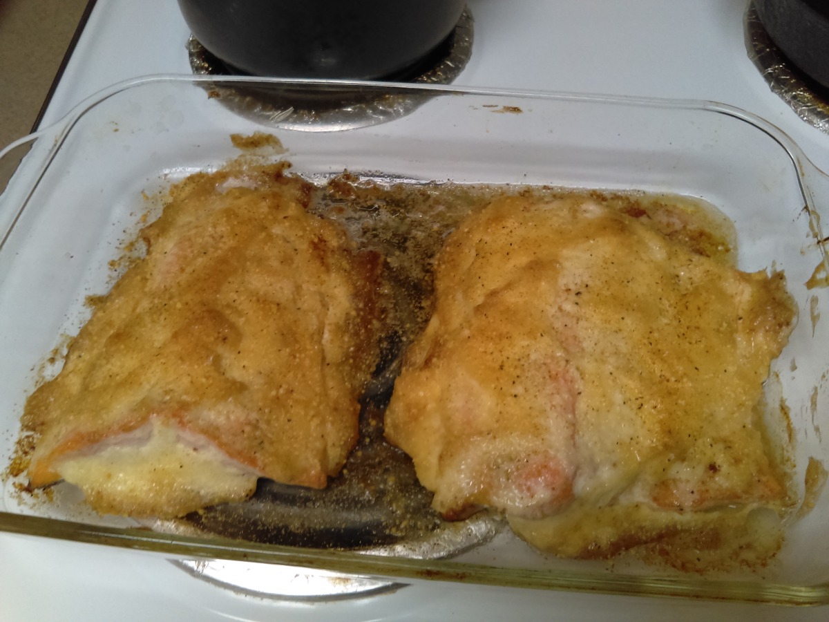 Baked Salmon With Herbed Mayonnaise