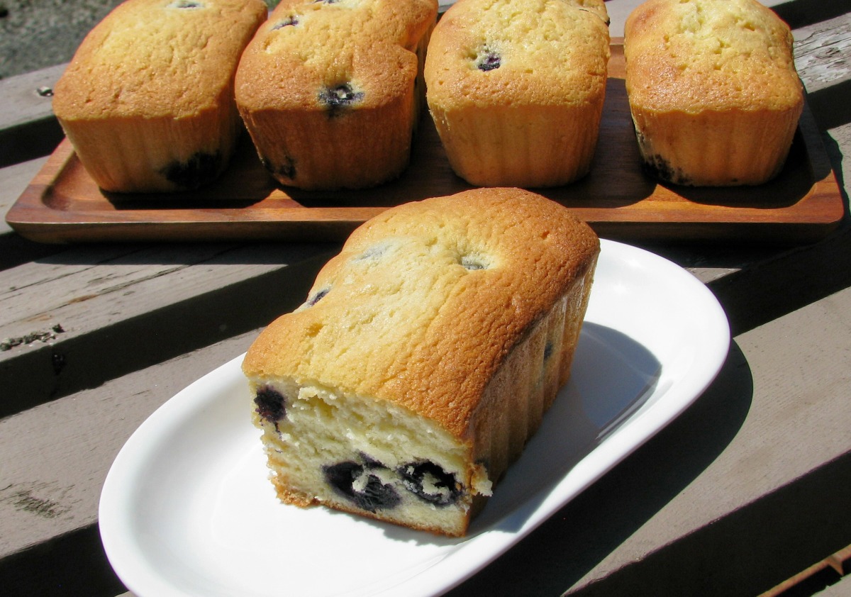 Mini Lemon Blueberry Cakes