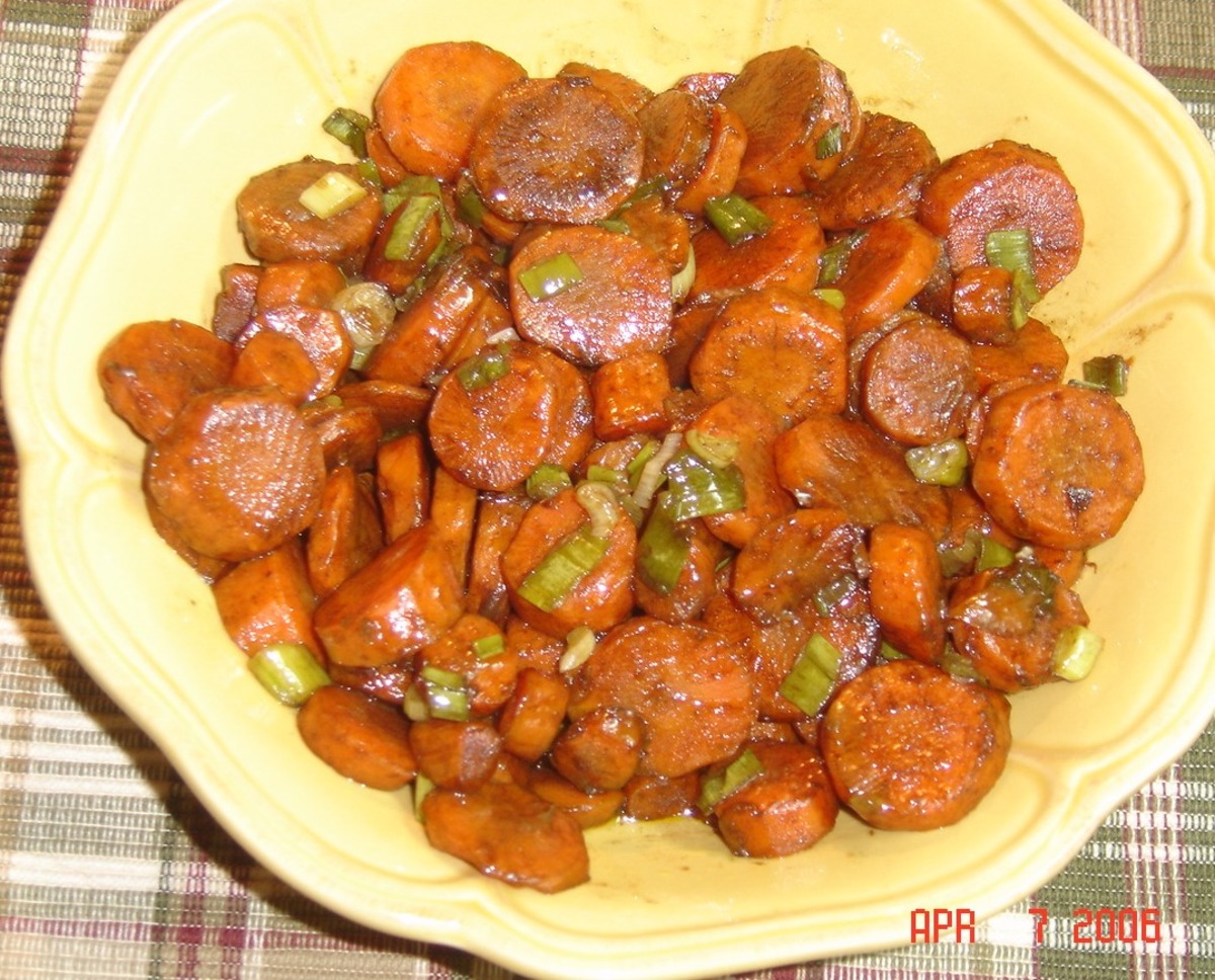 Balsamic Vinegar And Butter Glazed Carrots