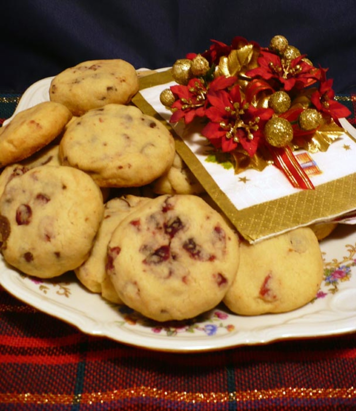 Cranberry Chocolate Shortbread