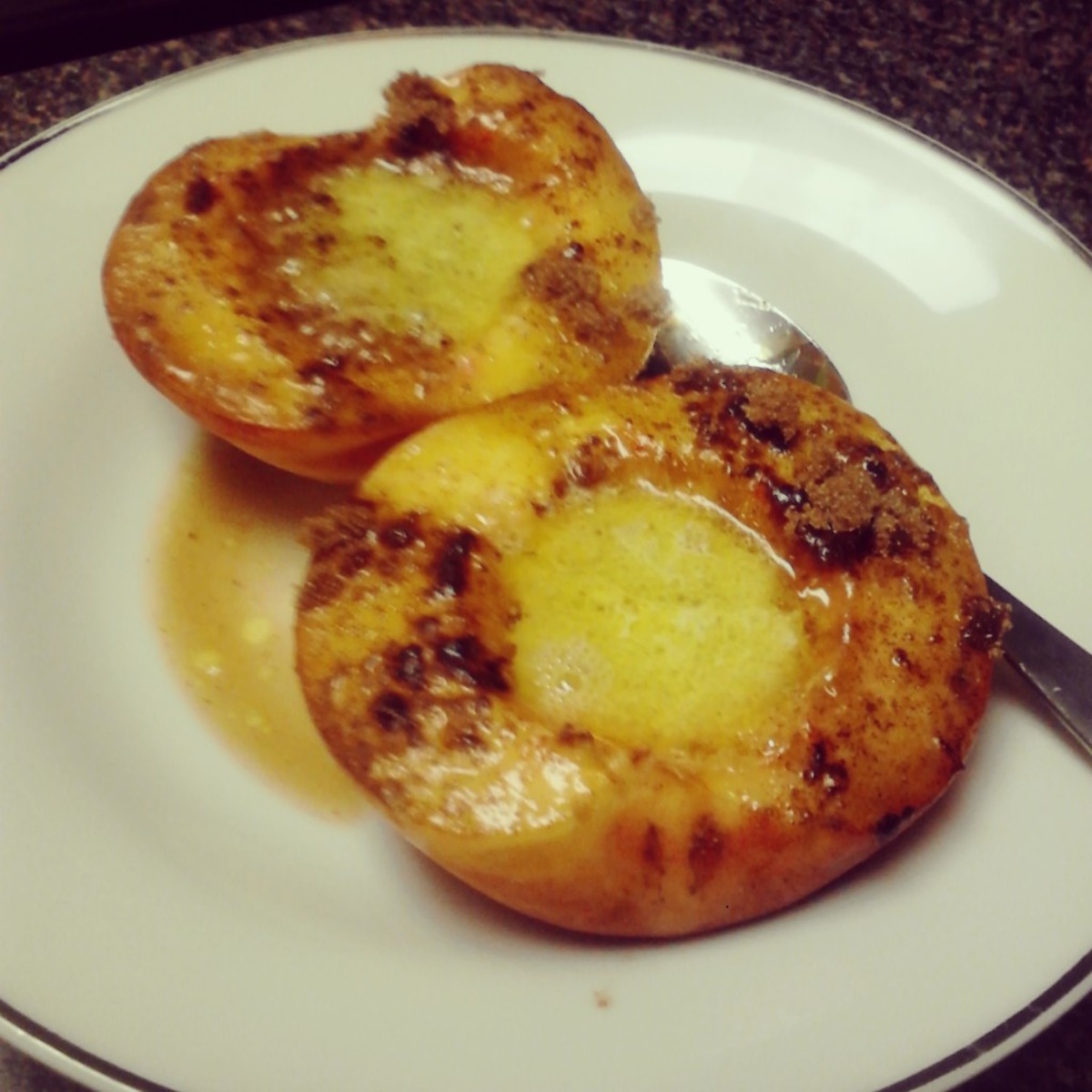 Baked Peaches...Mmm