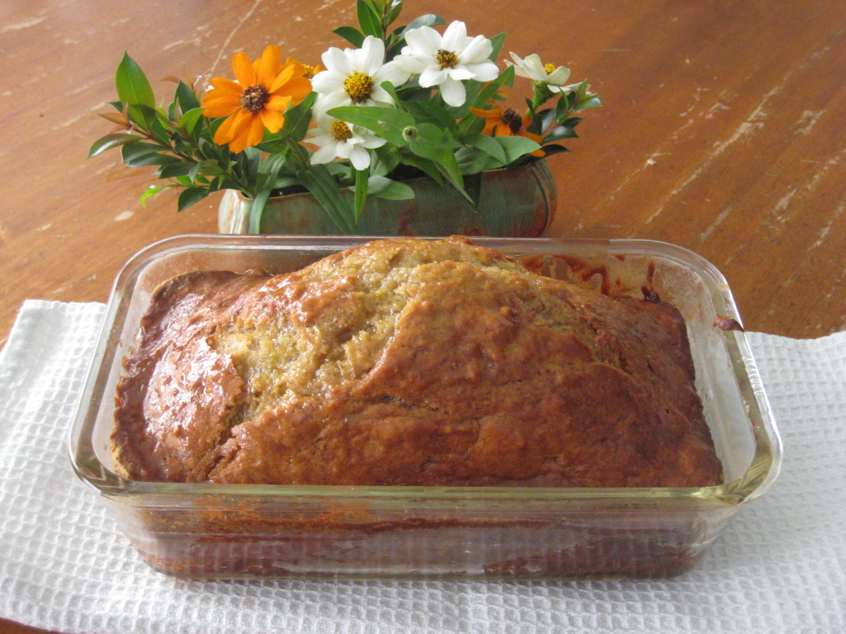 Lemon Syrup Banana Bread