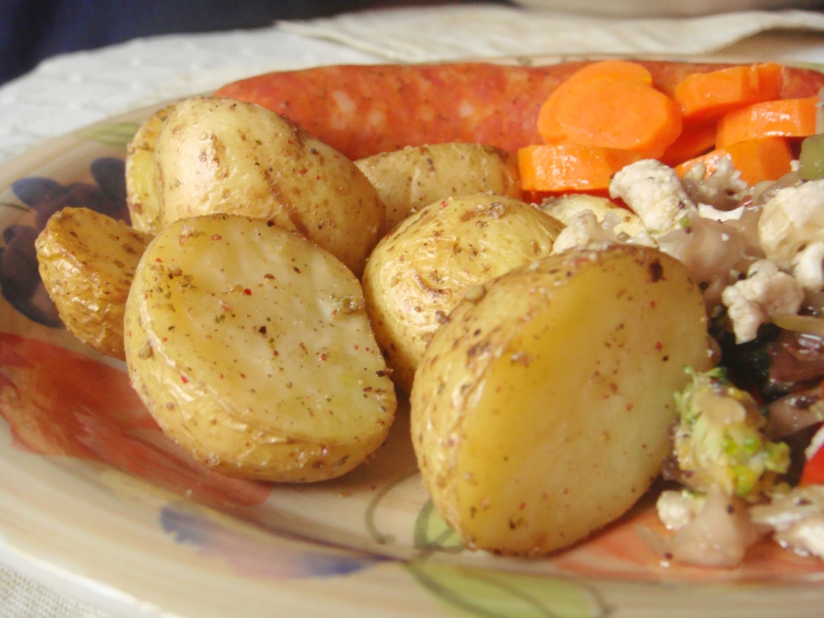 Baked Sesame Potatoes