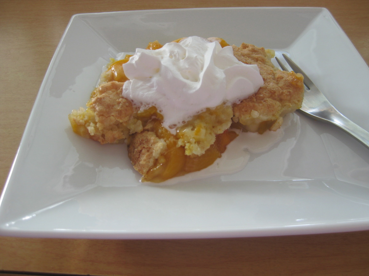 Crunchy Crust Peach Cobbler