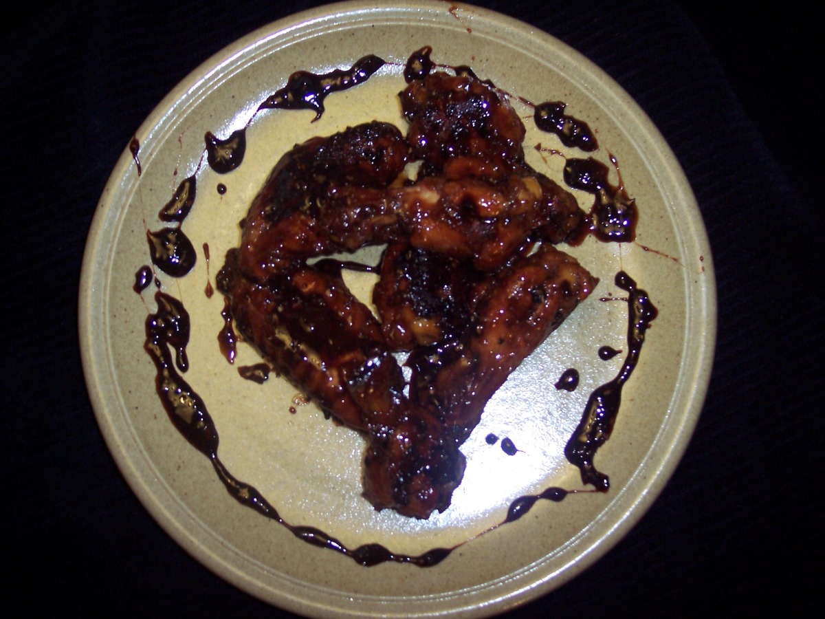 Garlic Chicken Wings In Coke