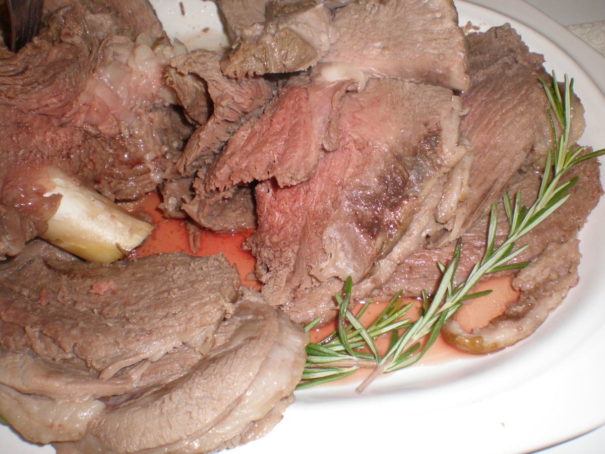 Leg Of Lamb With Garlic And Rosemary