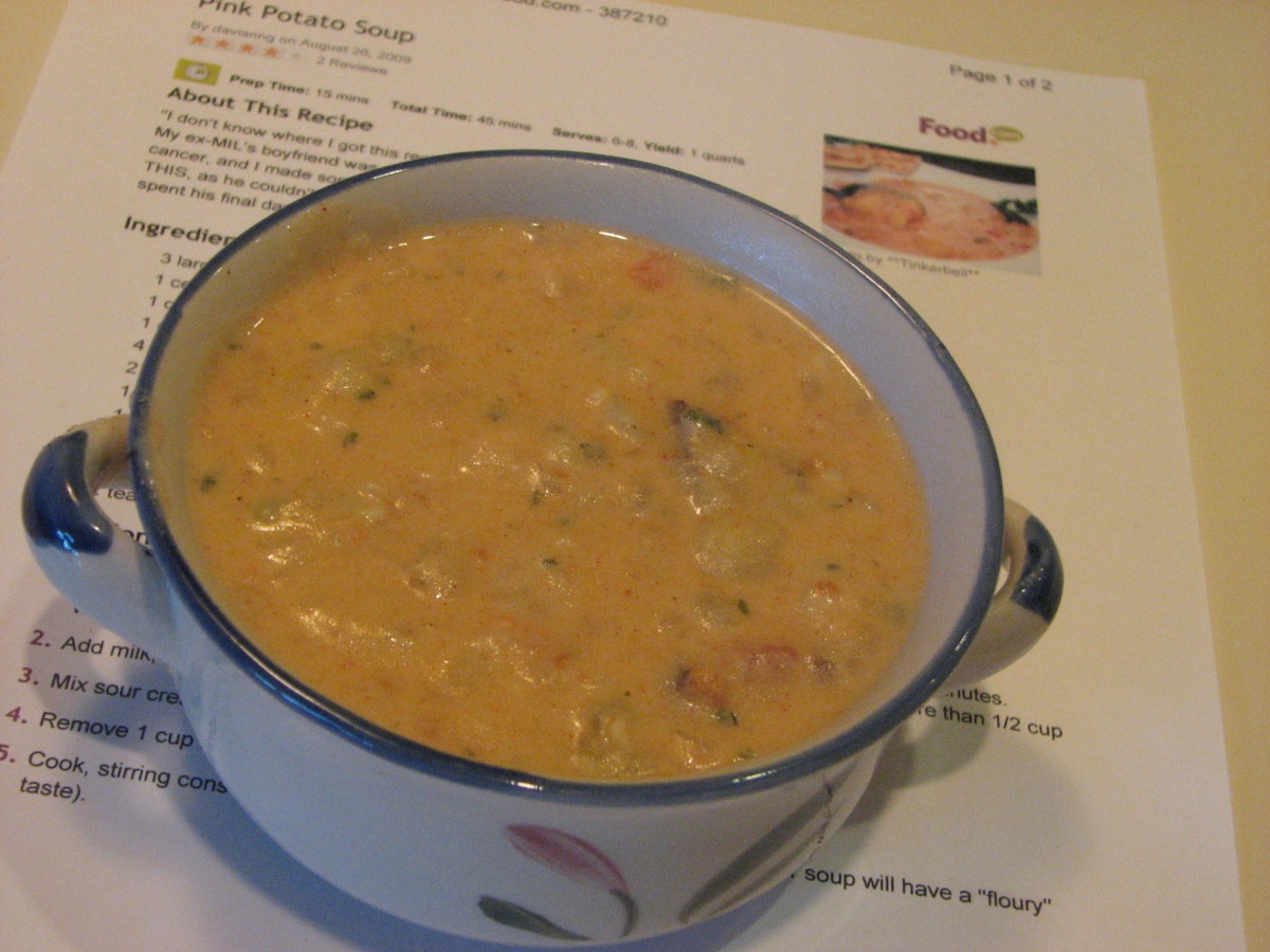 Pink Potato Soup