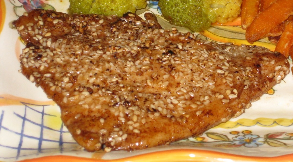 Oven Fried Sesame Chicken