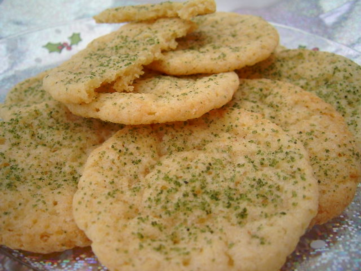 Eggless Crisp Sugar Cookies