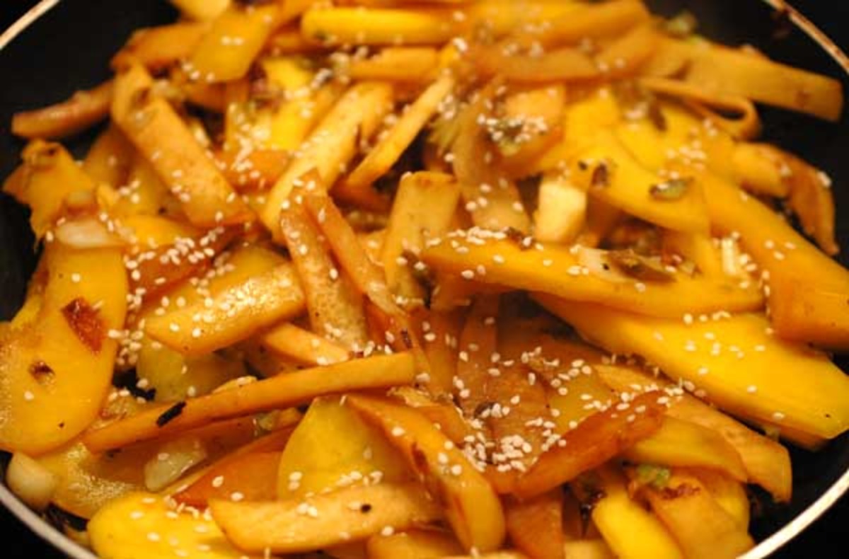 Pumpkin, Leeks And Turnips