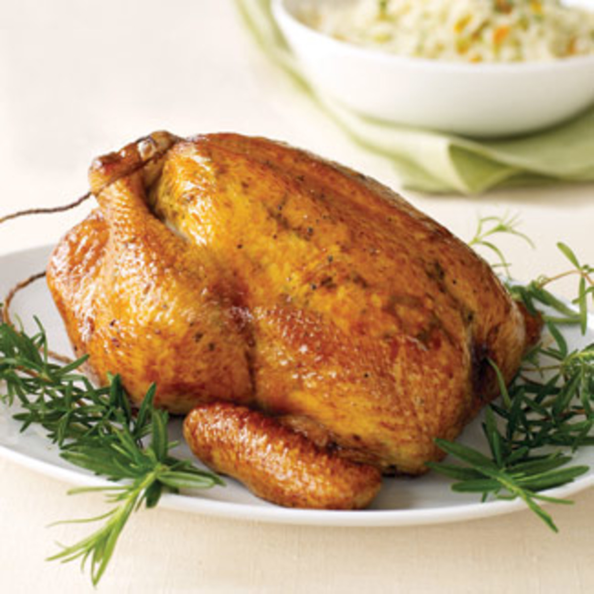 Trini Style Herb Roasted Whole Chicken