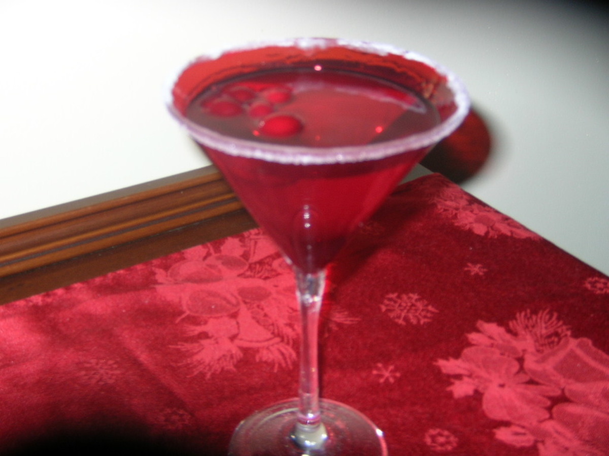 Cranberry Martinis