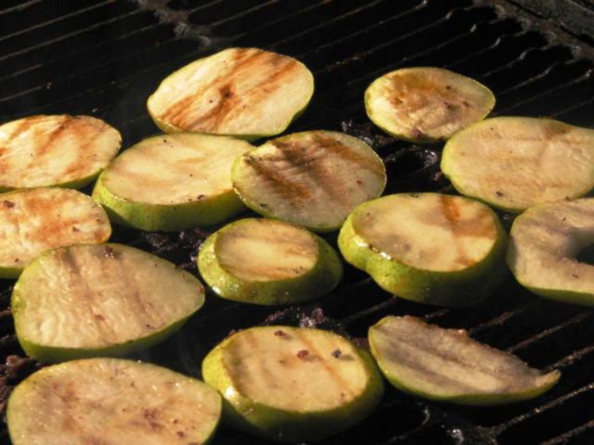 Ginger Grilled Pears