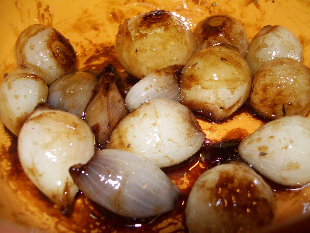 Balsamic-Glazed Baby Onions