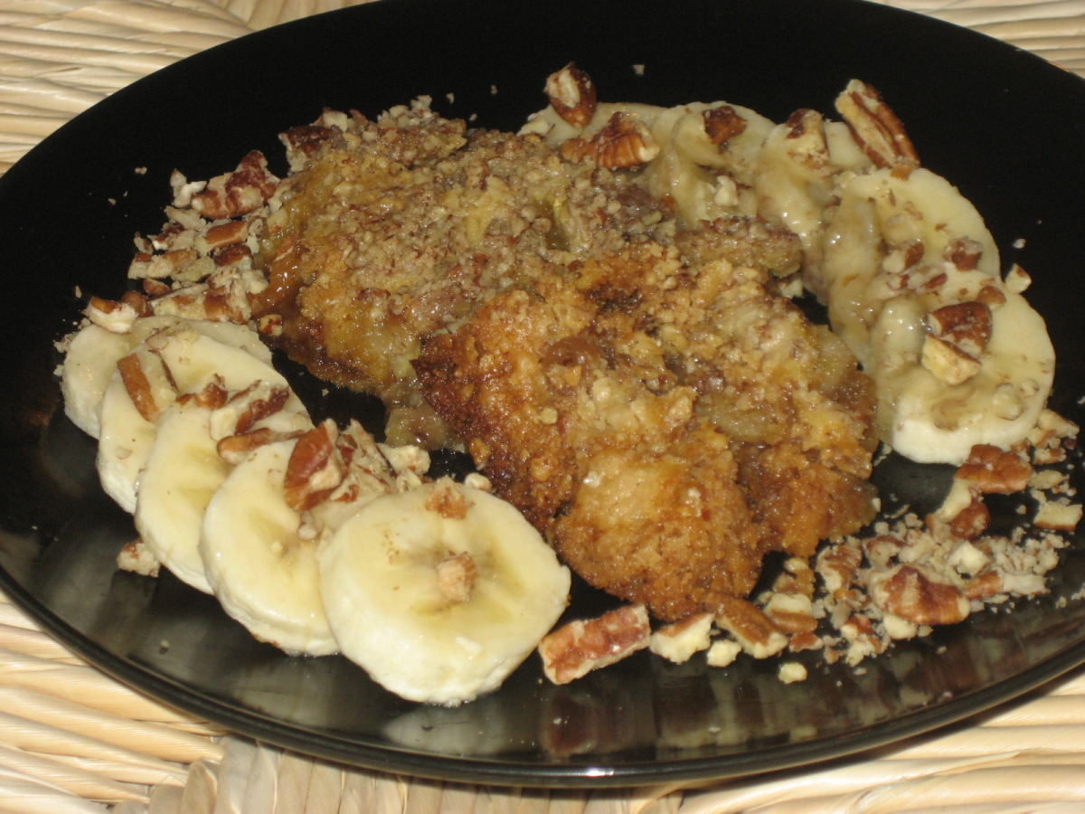Meltaway Banana Bars With Pecans