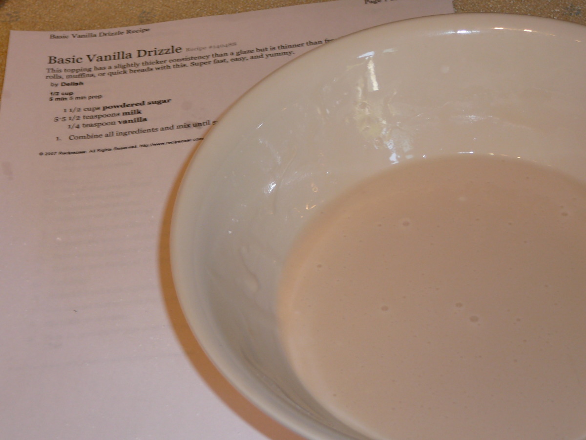 Basic Vanilla Drizzle