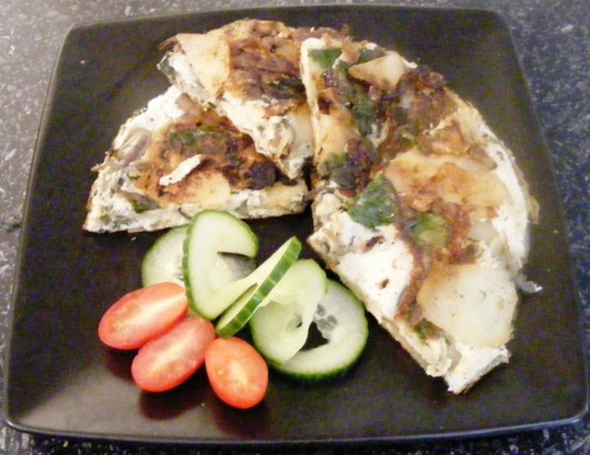 Spanish Spinach Omelette