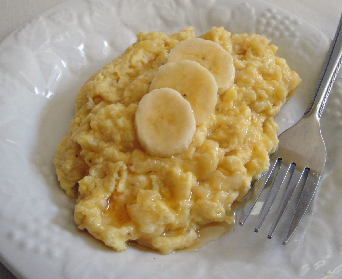 Banana Scrambled Eggs