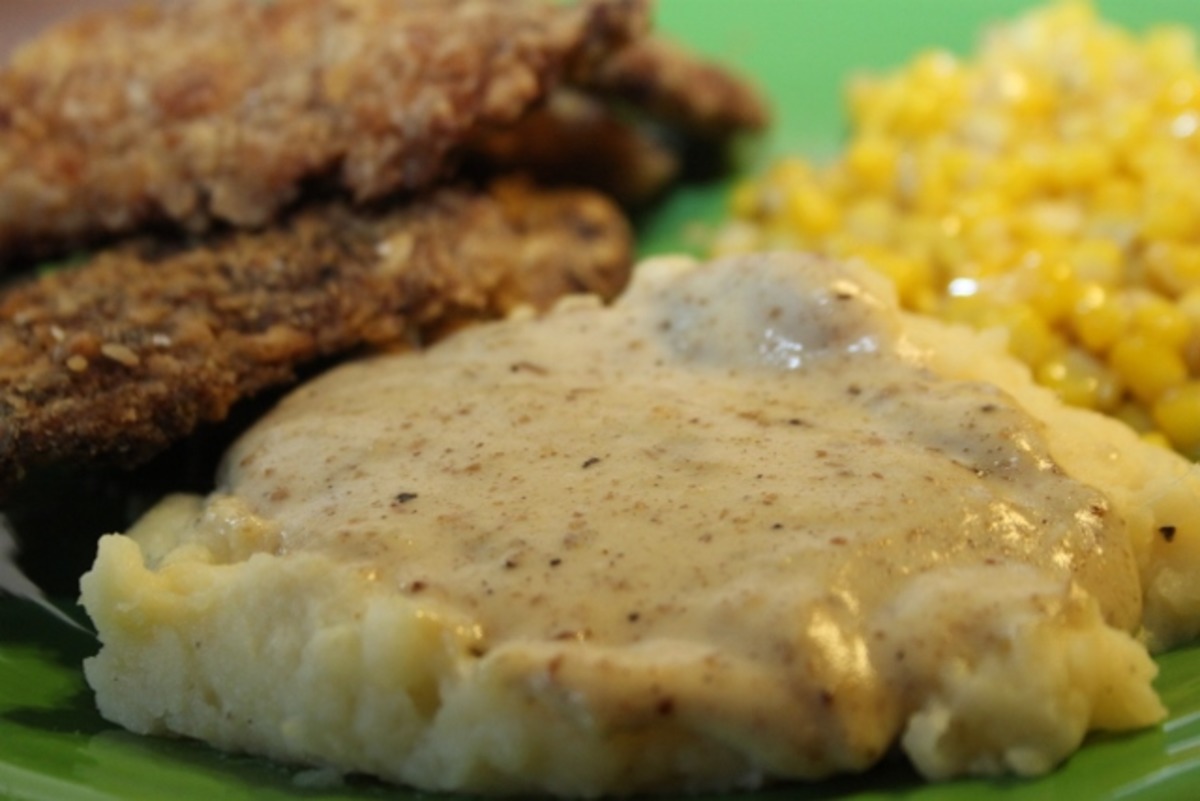 Cream Gravy For  Chicken Fried Steak (Light)