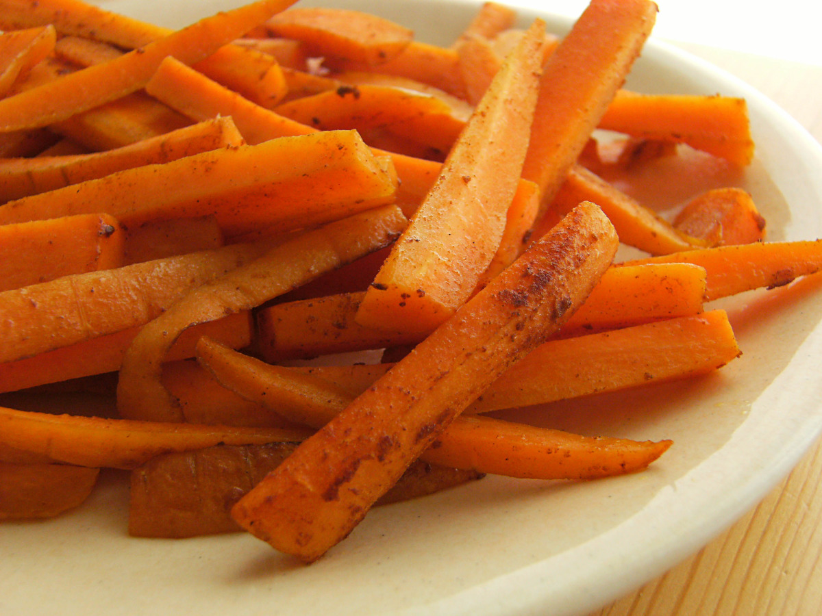 Spiced Carrot Strips