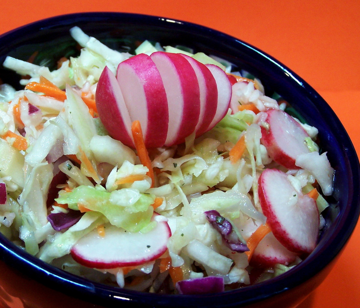 Radish Coleslaw Salad