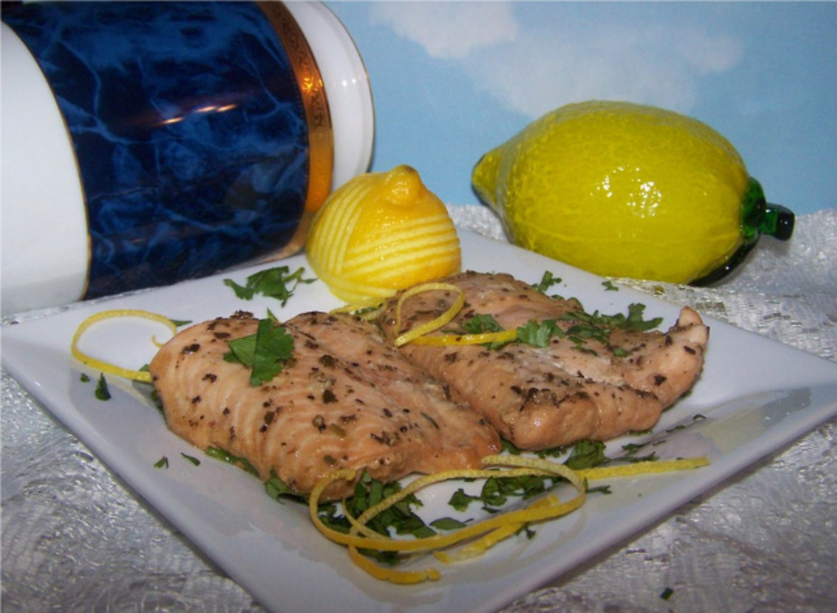 Grilled Herbed Salmon