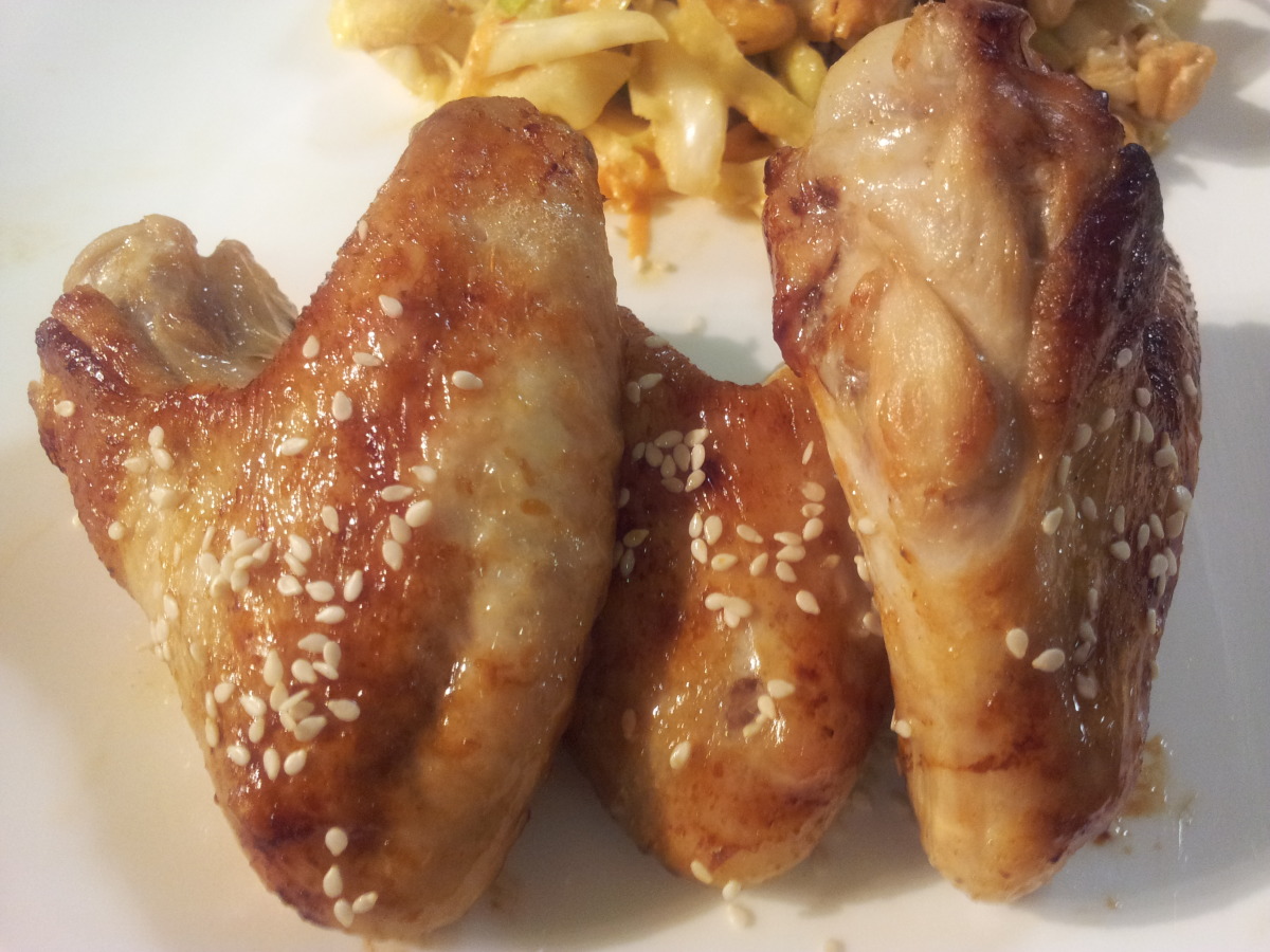 Chicken Wings With Honey, Soy And Sesame
