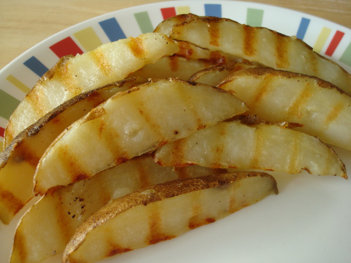 Grilled Potato Slices