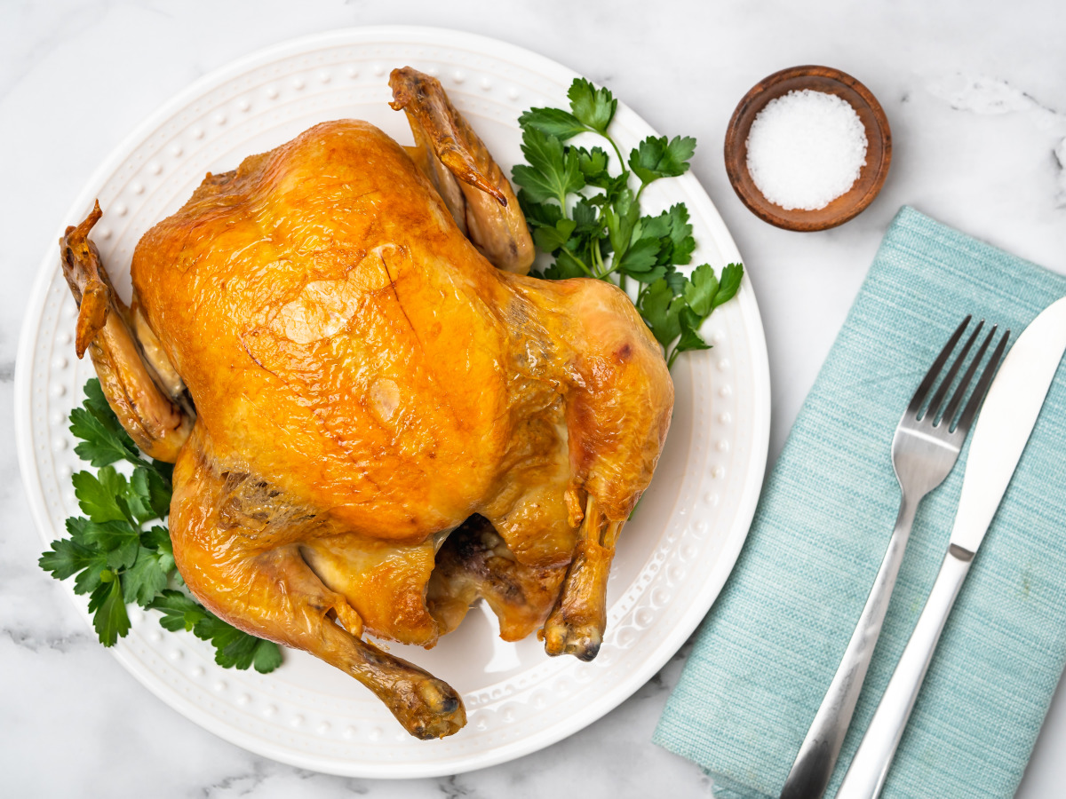 Crock Pot Rotisserie Chicken